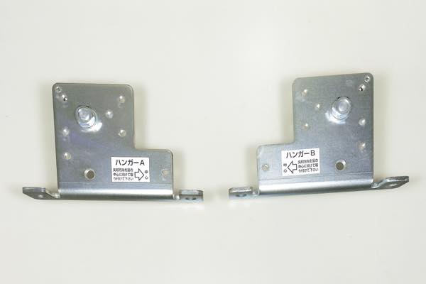 ハンガー吊車(一般)内蔵　日東工器仕様　メンテナンス用　BA3682　左右セット　戸車径 : 45mm