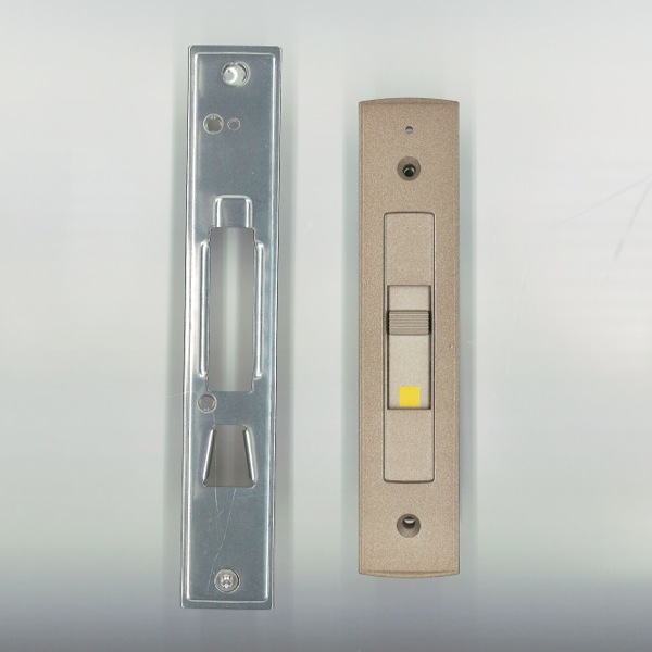 WD3084-04　引違い戸錠　室内側ユニットのみ　色:BR　美和ロック製　刻印:SL