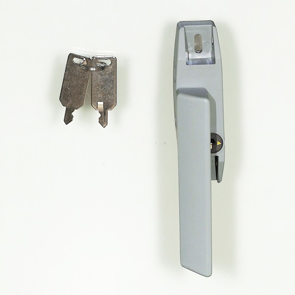 ビル用鍵付クレセント　(サンミッテ2)　B30955E-R-SI　SI色　樹脂製