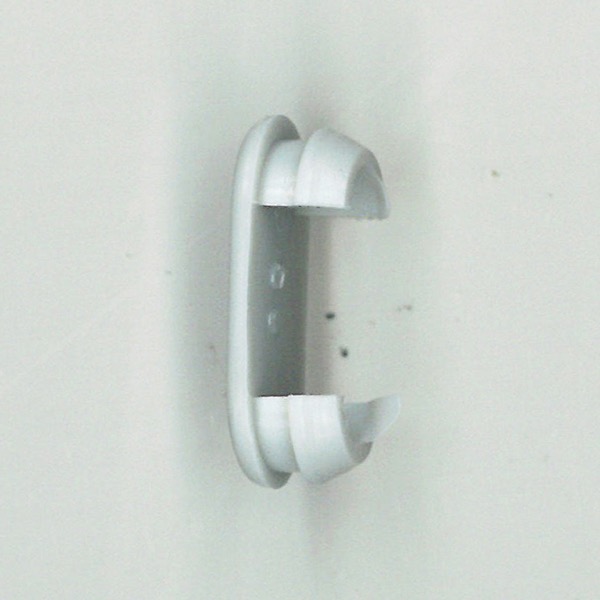 プッシュボタン(8×18.5 長孔用)1個　グレー　C259-K　(SVPK821S01)