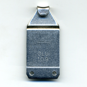 ビル用クレセント受け　　シルバー　CLU109　1ヶ　ビスピッチ:20mm　(SVQ199S01)