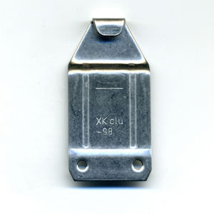 ビル用クレセント受け　　シルバー　CLU98　(SVQ257S01)　ビスピッチ:20mm