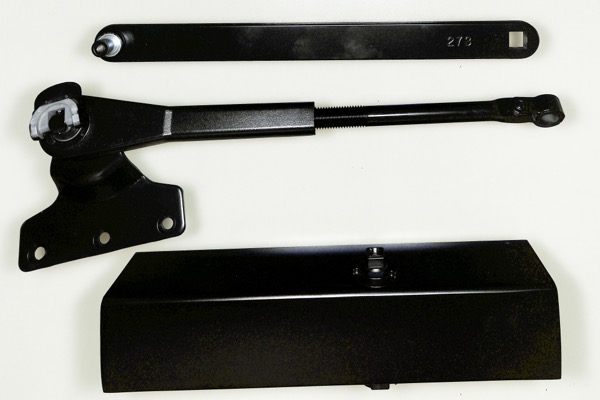 ドアクローザー　DASZ054　色:ブラック　半外付枠用　リョービ製