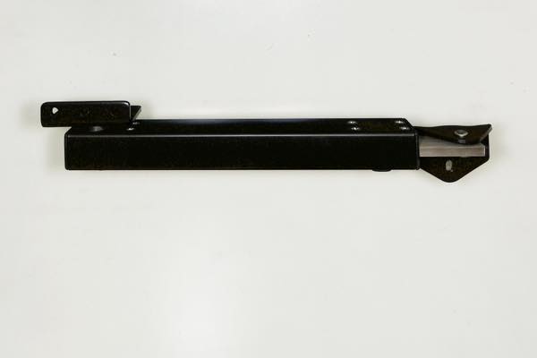 たて軸回転窓　アオリ止め　(本体寸法 : 202mm)　色 : ブラック　HB1501ZB