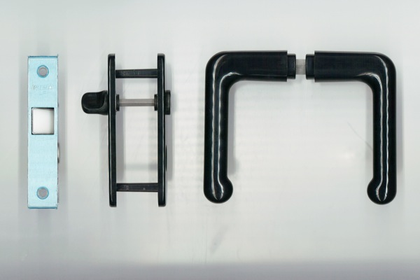 浴室ドア(高級タイプ)　錠セット　MK31ND LB0941ZN　ブラック