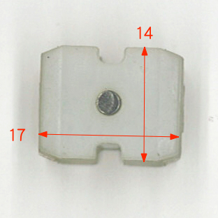 サッシ用下戸車　窓タイプ(H=1.2尺〜2.0尺)　2ヶ入　MK32FKN RO0170N0　戸車径:10mm