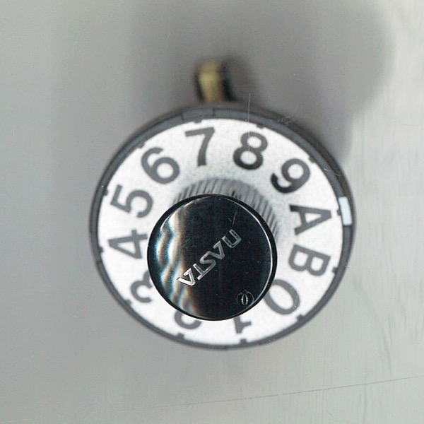 ナスタ　静音ダイヤル錠　横開きタイプ用(錠前型式:タテ)　MPK-7NRY-SP