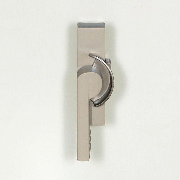 ビル用クレセント(Wロック付)　(R)　色 : ステングレー　　ハンドル長さ:60mm　SVQM63RS01