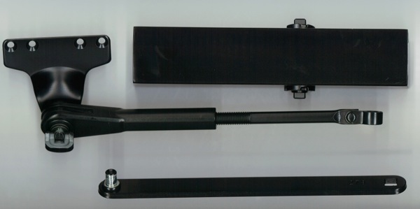 送料無料 LIXIL リクシル トステム ドアクローザー （左右兼用） T-0002-DVAA ブラック色 バックチェック付 - 1