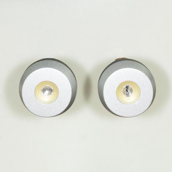 PRシリンダー　色 : SLC(シルバー艶消)特注手配品　MIWA製　WD5155-00